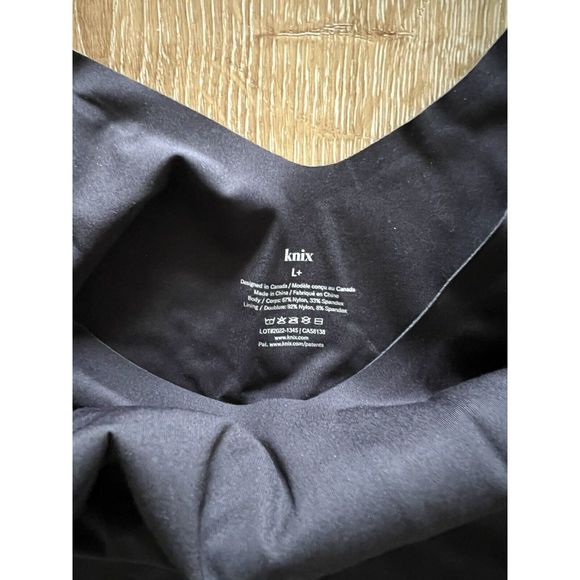 Knix Evolution Tank Womens size Large+ Black NWT - Picture 3 of 4